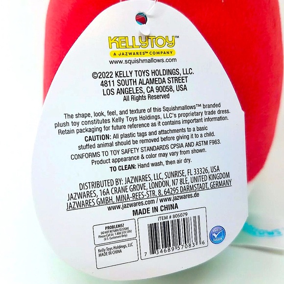 WINSEY ๐ | Squishmallows Watermelon 8โ Plush 2021 - Picture 6 of 7